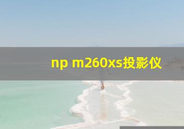 np m260xs投影仪